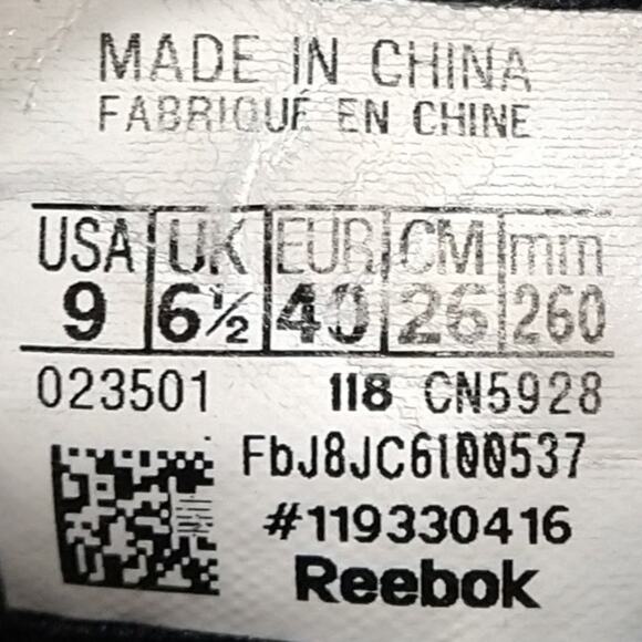 Reebok - Print Athlux Shatr - Running Shoes - Black/Purpe - Women's - 9 - CN5928 - Picture 9 of 9